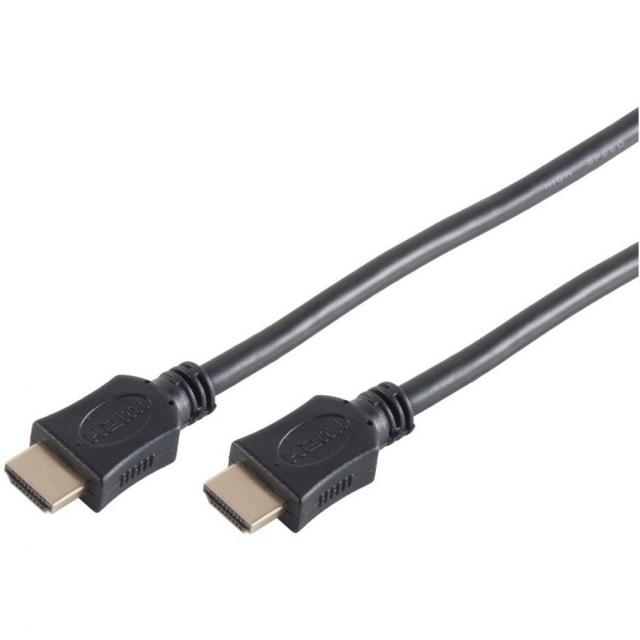 HDMI (ST-ST) 1,5m HighSpeed Anschlusskabel 4K Schwarz