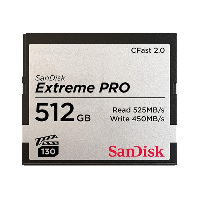 Card 512GB SanDisk Extreme PRO CFast CompactFlash Speicherkarte 525MB/s