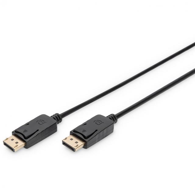 Digitus DisplayPort (ST-ST) 2m Anschlusskabel 4K 60Hz Black