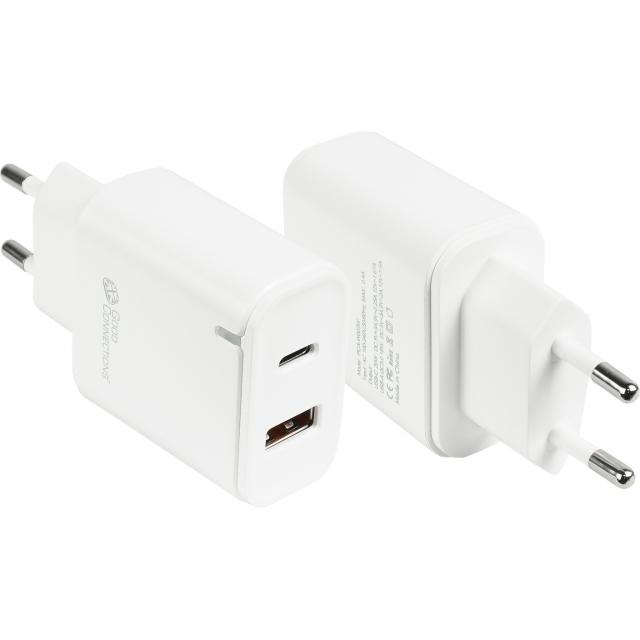 GoodConnections Charger 20W 2-Port USB-A/USB-C Weiß