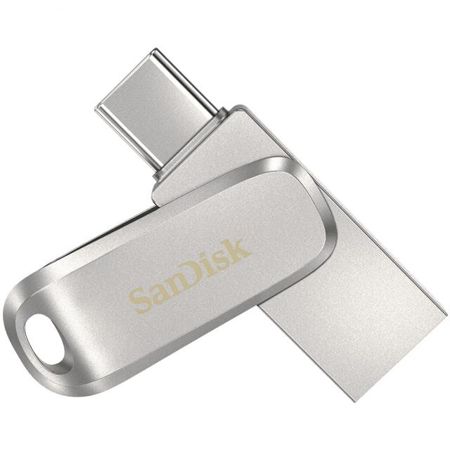 STICK 32GB USB 3.1 SanDisk Ultra Dual Drive Luxe Type-C silver