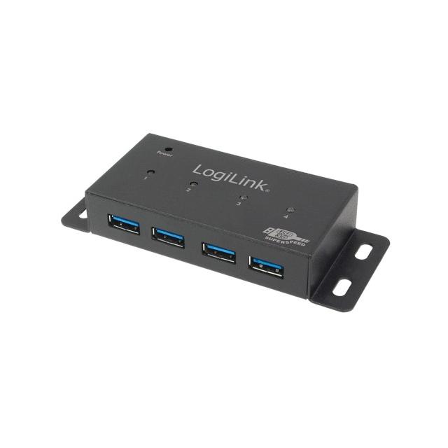 LogiLink UA0149 USB 2.0 HUB 4-Port 4xUSB 3.0 montierbar