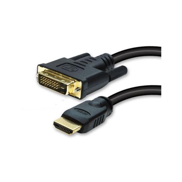 DVI-D 24+1 > HDMI (ST-ST) 3m Adapterkabel Schwarz