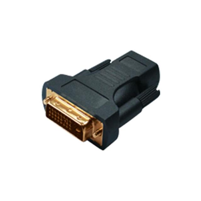 DVI-D 24+1 > HDMI (ST-BU) Adapter vergoldet Schwarz