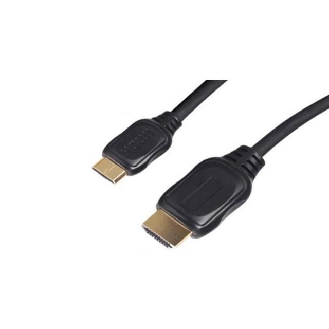 HDMI > Mini HDMI (ST-ST) 2m Adapterkabel UHD Schwarz