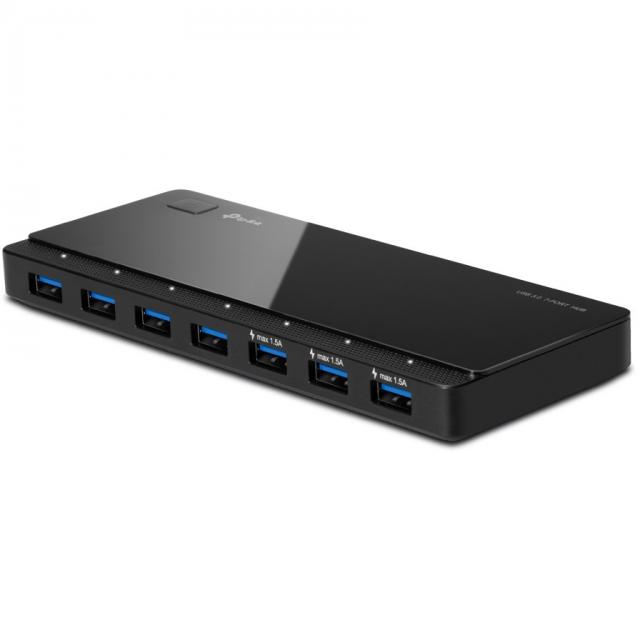 USB3.0 HUB 7Port TP-Link UH700 SuperSpeed 5Gbit/s aktiv mit Netzteil Black